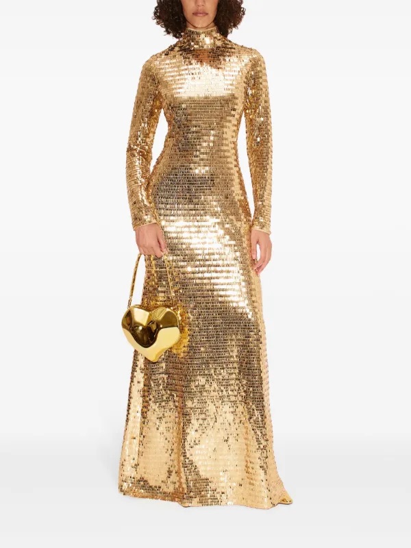 Simon Miller Sculpty Gown In Star Gold